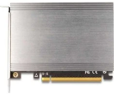 Delock PCI Express x16 Karte zu 4 x intern NVMe M.2 Key M mit Khlkrper - Bifurcation (LxB: 145 x 111 mm)