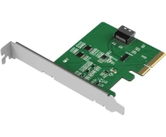 Icy Dock IcyDock MCIO 4i to PCle 5.0 x4 PCle Adapteris with Redriver