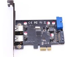 Kontrolierius MicroConnect PCIE 2.0 x1 – 2x USB 3.0 (MC-USB3.0- F2B2- V2)