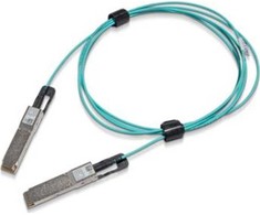 NVIDIA 200GBase-AOC kabelis tiesioginiam QSFP56 į QSFP56 prijungimui, 50 m, stiklo pluoštas, Active Optical Cable (AOC)