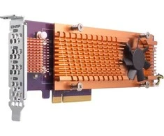 Serveris Kontrolierius Qnap PCIE 3.0 x8 - 4x M.2 PCIE NVME QM2 (QM2-4P- 384)