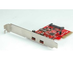 Kontroler Roline Karta ROLINE PCI Express, USB 3.2 Gen 2, 2x USB-C