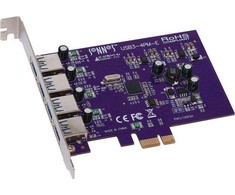 Kontrolierius Sonnet PCIE 2.0 x1 - 4x USB 3.0 (USB3- 4PM- E)