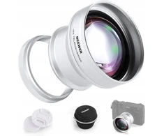 Konverteris Neewer objektyvas 1.5x telekonverteris 49 mm, skirtas „Fujifilm X100 X100v X100vi“ / / LS-61