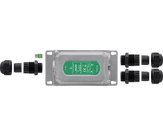 Šviesolaidinis keitiklis Allnet InLine® PoE+ lauko terpės keitiklis, 1 Gb/s, IP67, IK10, maks. 30 W