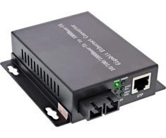 Šviesolaidinis konverteris InLine® Tinklo medijos konverteris 10/100/1000Mb/s TP į FO (SC Duplex), MM, 550m