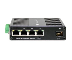 Šviesolaidinis konverteris Techly Media konverteris switch Ethernet 1000Base RJ45 į SFP lizdą, DIN, IP40