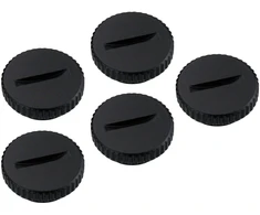Koolance Korek, G1/4-cal, Mosiądz - 5-pak, juoda (SCR-CP003PG-BK-5P)