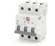 LSS B16 3P Grandinės pertraukiklis 3P B 16A 6kA AC, KOOP Elektro B16A LSS B16 3P