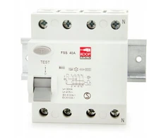 FSS 4P 40A TIPO A Liekamosios srovės jungiklis 4P 40A 0,03A, KOOP Elektro FSS 4P 40A tipas A