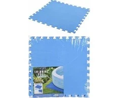 Bigbuy Garden Mata piankowa puzzle, EVA, 9 dalys, mėlyna