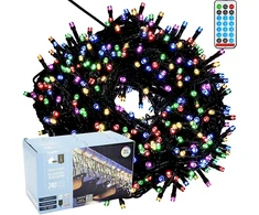 Koopman Solarny łańcuch świetlny 240 LED 13 funkcji USB multikolor