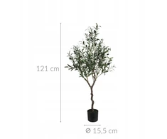 KOOPMAN Dirbtinis alyvmedis, 121 cm