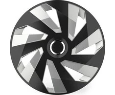 Versaco Ratų gaubtas 1 vnt. Vector RC, juodas ir sidabrinis 16"