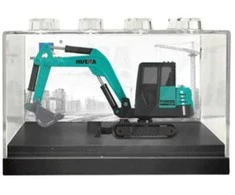 Kolekcinis HUINA vikšrinio ekskavatoriaus modelis – žalias 1:80