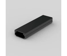 Kopos Elektros instaliacijos listvė LHD 20x20 behalogeninė juoda /2m/ LHD 20X20HF_FD
