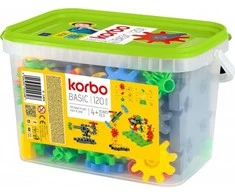 Kūrybinis konstravimo rinkinys Korbo Basic, 120 d.