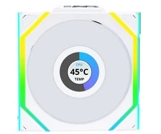 Lian Li UNI FAN SL-INF Wireless korpuso ventiliatorius, ARGB, PWM – 3er-Pack, su valdikliu 120mm, baltos spalvos