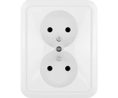 Kos Elektro System 300436 COSMO Lizdas double su/u balta 300436