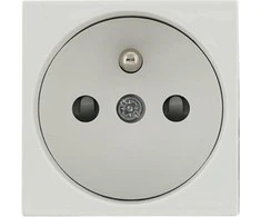 Kos Elektro System KOS Kištukinis lizdas KOS 45 su / U su baltu takeliu (350434)