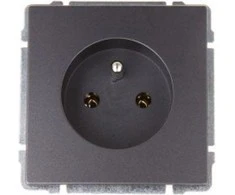 Kos Elektro System KOS Vieno lizdo Kos66 16A grafitas (666034)