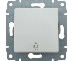 Kos Elektro System KOS Vieno mygtuko VenA balta (510413)