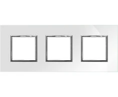 Kos Elektro System KOS Trigubas Dante stiklo rėmas Pearl Glass (4504183)