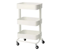 Kosmetologinis vežimėlis Activeshop HS05, Baltas