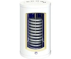Kospel C.W.U. konverteris stovi su šiluminės ritės viršuje Baltas / balta (SWK-140.A.TERMO- TOP. PELNAS (PELNAS)