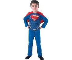 Superman Supermeno kostiumas - 127/137 cm universalus
