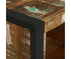 Sieninis Kubas Ruda 55 x 35 x 40 cm Kietas atkurtas medis