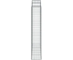 Išlenkti gabiono krepšiai, 9vnt., 200x50x220/240cm, geležis