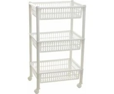 Plast Team Lentyna su ratukais, 294 mm x 685 mm x 29 mm, balta