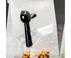 Koziol fresh food pegs Piep juodas/baltas 4 dalys