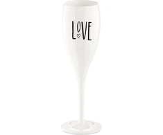 Koziol Šampano taurelė Koziol CHEERS LOVE balta KZ-3780525