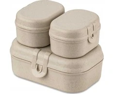 Koziol Pietų dėžutė PASCAL READY MINI, 3 indelių rinkinys, KOZIOL