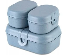 Koziol Pietų dėžutė PASCAL READY MINI, 3 indelių rinkinys, KOZIOL