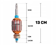 Kraft&amp;Dele Ekscentrinio orbitinio šlifuoklio rotorius 3in1 230V (1)