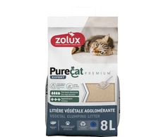 Zolux PURECAT augalinis katės kraikas, 8 l