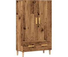 Highboard Old Wood 70x31x115 cm Engineered Wood