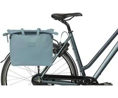 Krepšys BASIL MANHATTAN COMMUTER OFFICE DVIRAČIO NEŠIOJAMOJO kompiuterio KREPŠELIS, HOOK-ON, 12L, Wodoodporna, Graphite Mėlyna (NAUJIENA, 2025 m.)