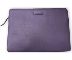 „Krepšys dbramante Paris“ – odinė 15 colių nešiojamojo kompiuterio / 16 colių „MacBook Pro“ 2016 m. žvirgždo odinė rankovė – „Daybreak Violetinė“