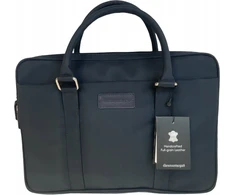 Dbramante1928 Krepšys dbramante Stelvio Slim Bag Pure - Krepšys nešiojamam kompiuteriui 14'' iš natūralios odos, tamsiai mėlyna