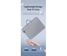 DUX DUCIS krepšys LBTC kompiuteriui 14-15,4" Horizontal Handbag pilkos spalvos