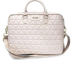 Guess Quilted krepšys kompiuteriui 15" rožinės spalvos