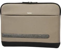 Nešiojamojo kompiuterio dėklas Hama Terra Sleeve 13,3", smėlio spalvos