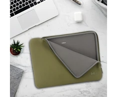 Krepšys Mobilis 049020 torba na laptop 36,1 cm (14.2") Aktówka žalia, pilka