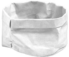 Verlo Washable paper bag, 17.6 cm, pilkas
