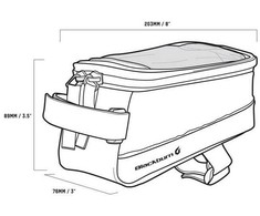 „Blackburn“ telefono dėklas „BLACKBURN LOCAL PLUS TOP TUBE BAG“, juodas