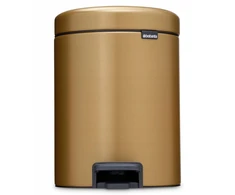 Krepšys skalbiniams Brabantia Newicon 5 L, šiltas žalvaris
